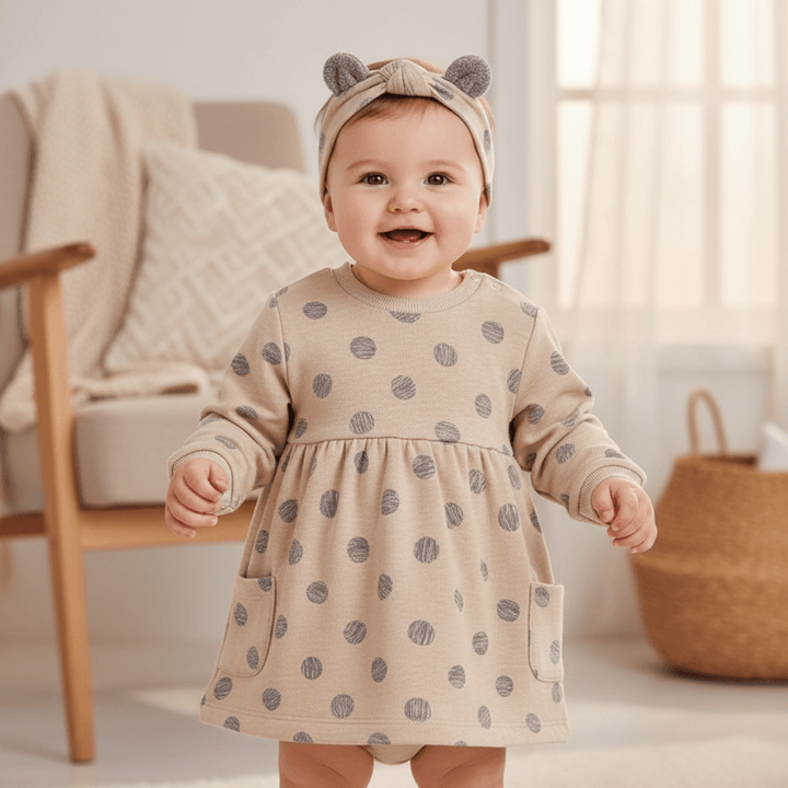 Abito e fascia bambina MAYORAL - Solo pois