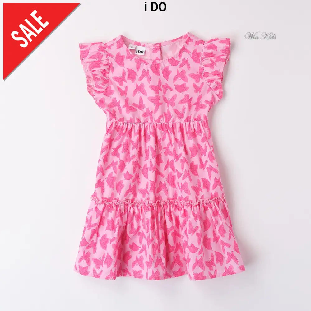 Abito i DO fantasia farfalle rosa 12 mesi - 8 anni Abiti