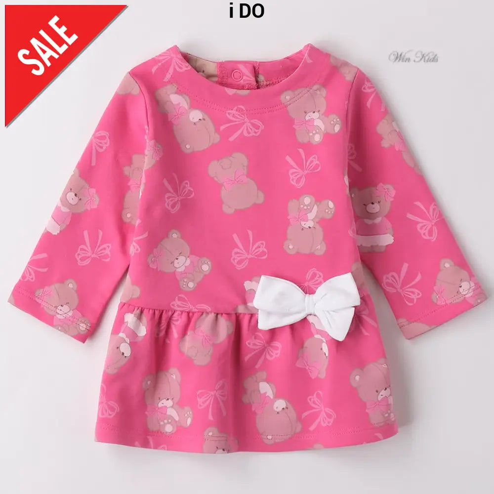 Abito i DO orsetti fuxia 3 mesi - 24 mesi Abiti