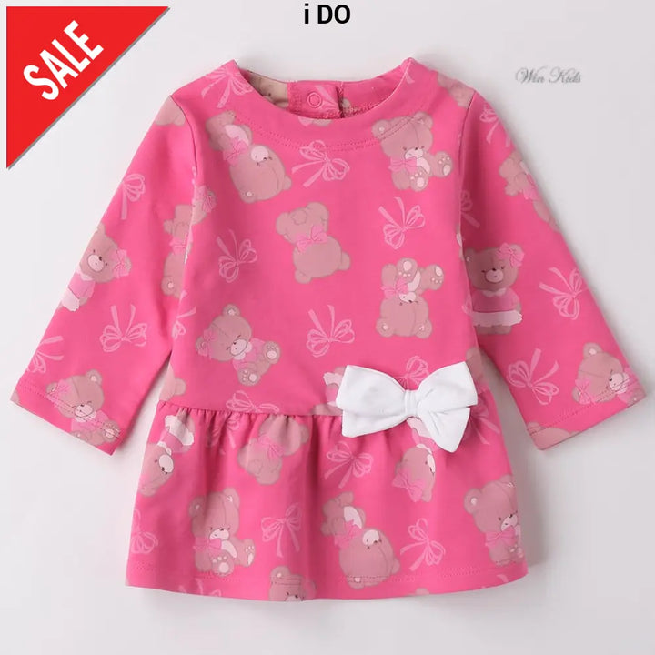Abito i DO orsetti fuxia 3 mesi - 24 mesi Abiti