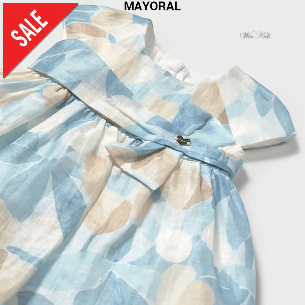 Abito MAYORAL a fantasia azzurra 6 mesi - 4anni Abiti