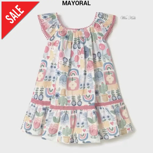 Abito MAYORAL a fantasia rosa 6 mesi - 4 anni Abiti