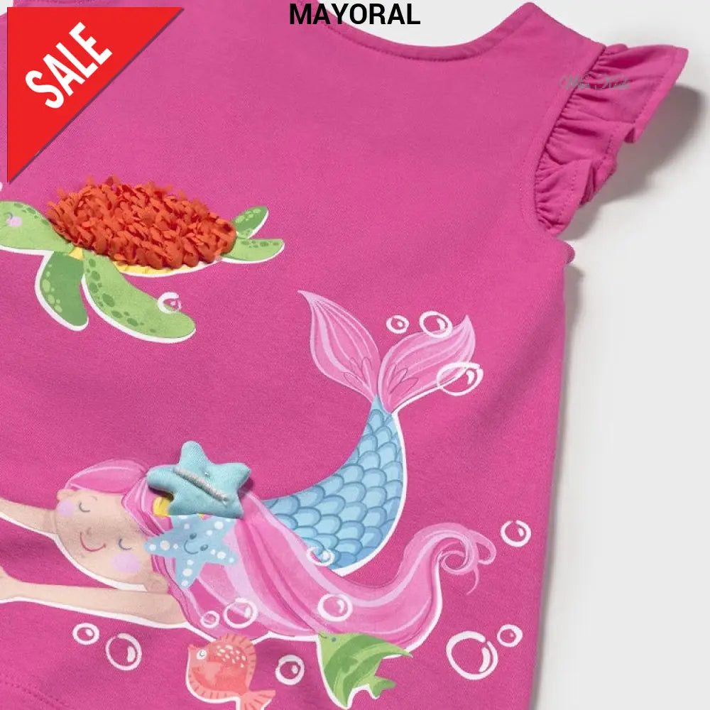 Abito MAYORAL fuxia sirenetta 6 mesi - 4 anni Abiti