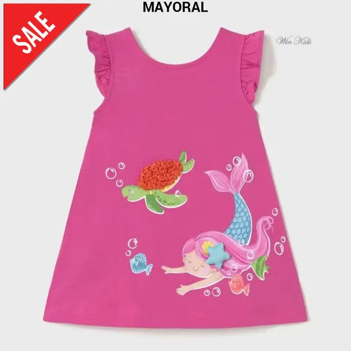 Abito MAYORAL fuxia sirenetta 6 mesi - 4 anni Abiti
