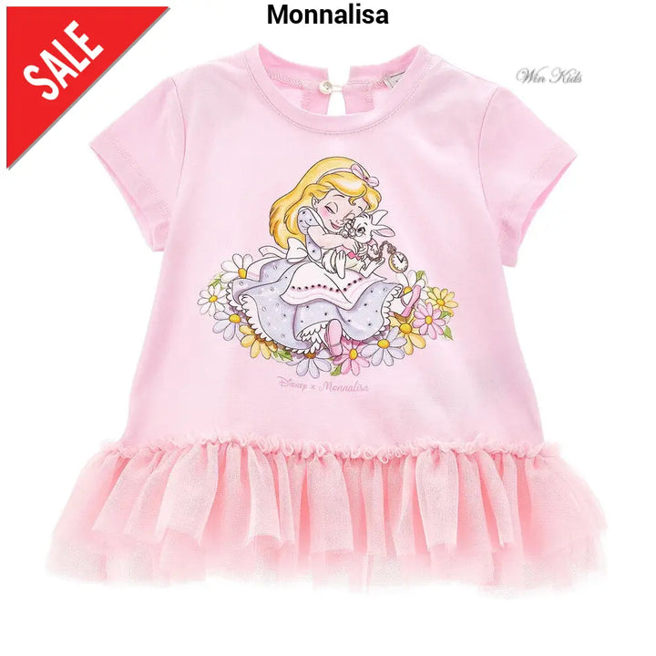 Abito Mini MONNALISA rosa 3 mesi - 24 mesi Abiti
