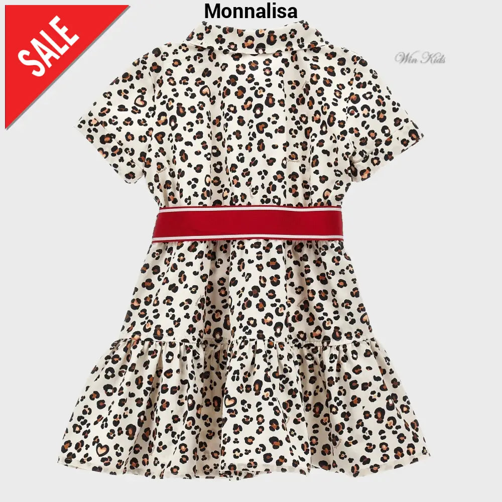 Abito MONNALISA chemisier maculato 2 anni - 10 anni Abiti