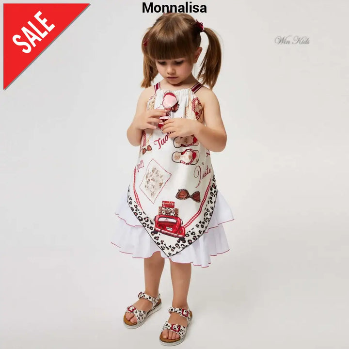 Abito MONNALISA foulard 2 anni - 10 anni Abiti