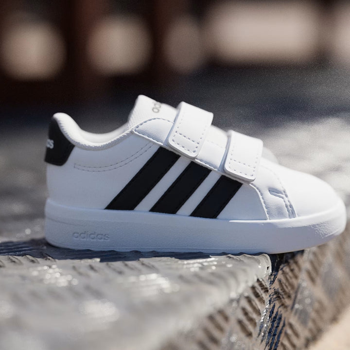 Scarpe ADIDAS Grand Court 3.0 CF I bianco e nero 20 - 27