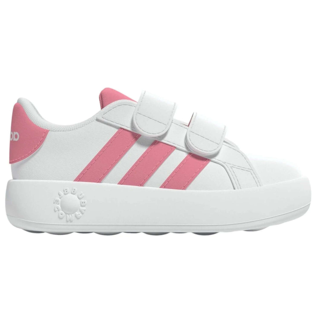 Zapatillas ADIDAS Bubble blanco y rosa 20 - 24