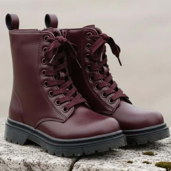 Scarpe anfibio SOFIA bordeaux dal 20 al 36