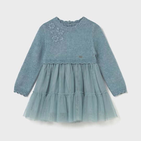 Abito MAYORAL parte superiore in maglia e tulle 6 mesi - 4 anni