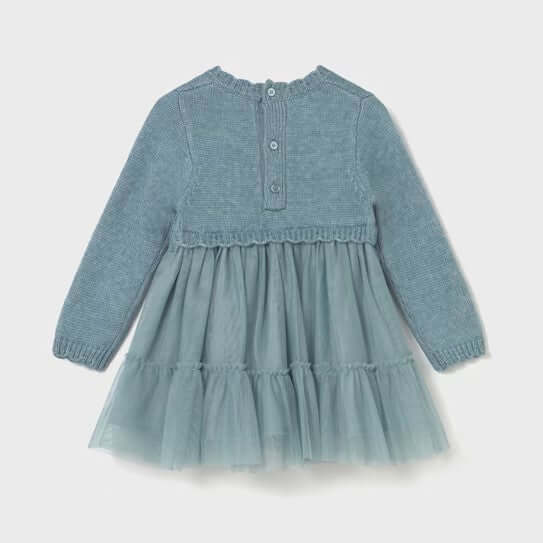 Abito MAYORAL parte superiore in maglia e tulle 6 mesi - 4 anni