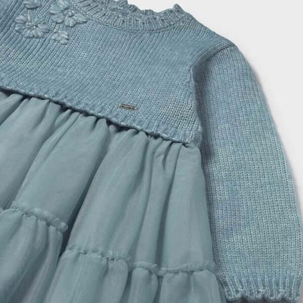 Abito MAYORAL parte superiore in maglia e tulle 6 mesi - 4 anni