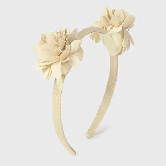 Tiara bege MAYORAL para meninas 6 meses - 4 anos