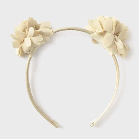 Tiara bege MAYORAL para meninas 6 meses - 4 anos