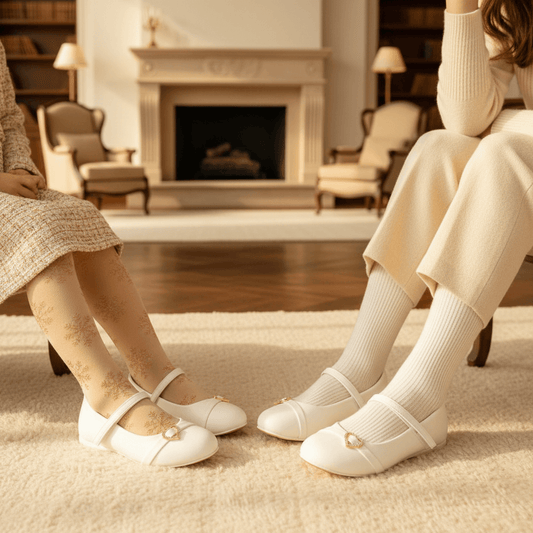 Ballerine Sofia bianca con applicazione cuoricino 25 - 36