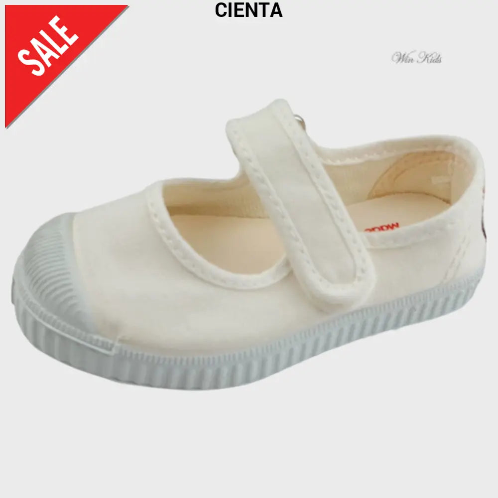 Ballerine CIENTA bianca con punta in gomma 21 - 34 Ballerine