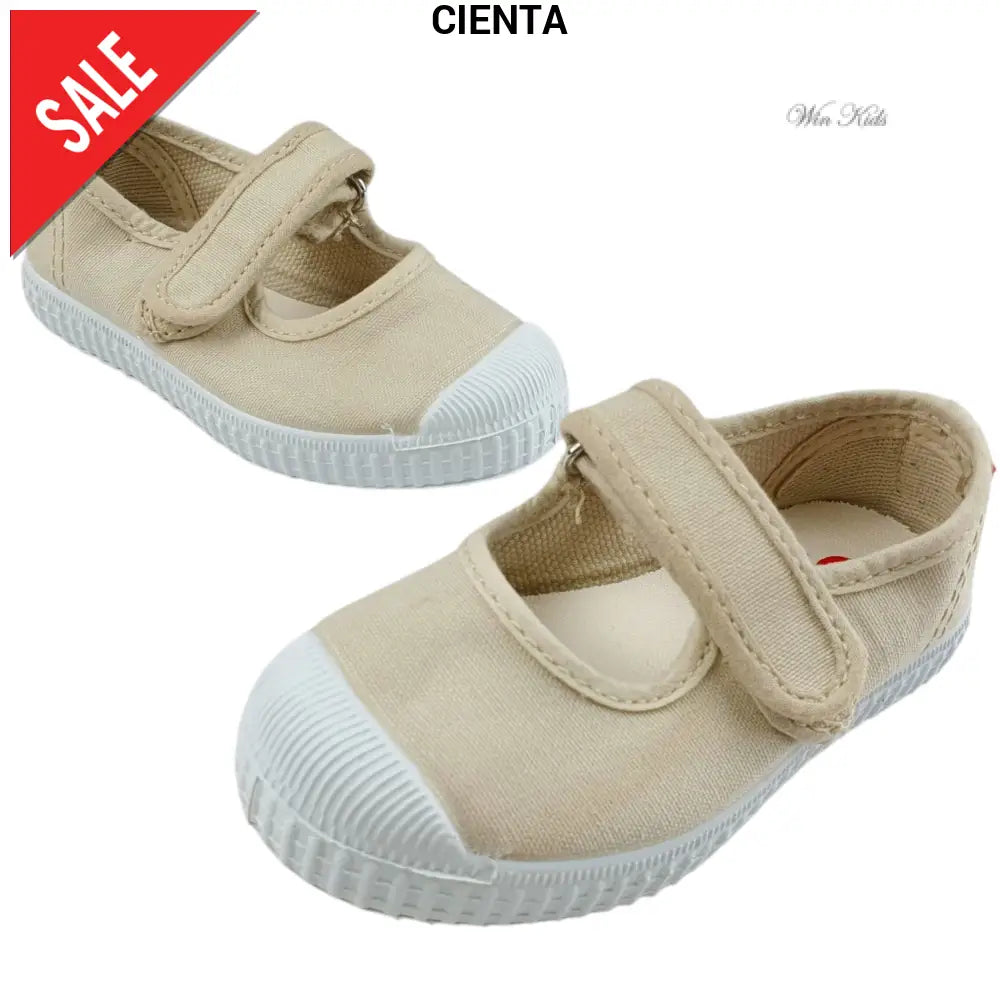 Ballerine CIENTA sabbia con punta in gomma 21 - 34 Scarpe