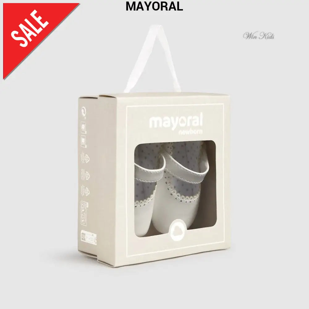 Ballerine MAYORAL bianche neonata 16 - 19 Ballerine