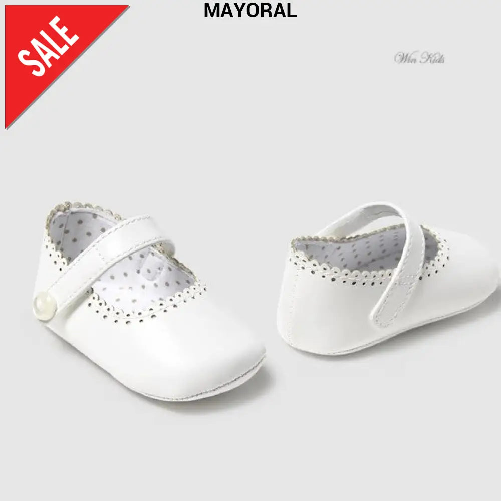 Ballerine MAYORAL bianche neonata 16 - 19 Ballerine