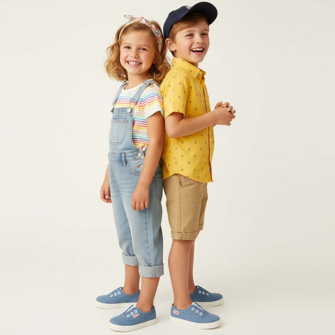 Shoes Cienta Slip On Azzurra 20 - 39