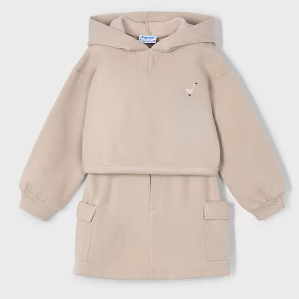 Completo MAYORAL in felpa beige 2 anni - 10 anni