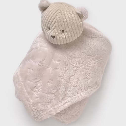 Manta e Gugu MAYORAL combinando com urso bege