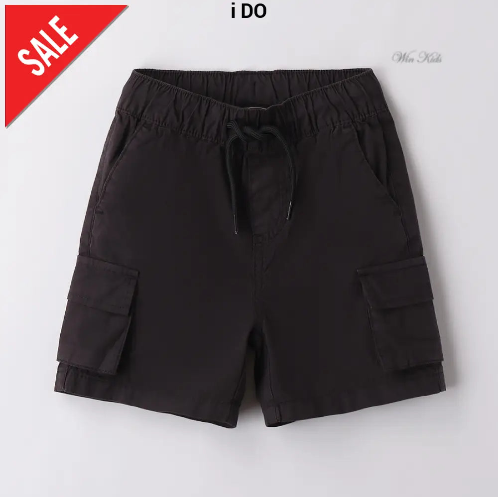 Bermuda i DO per bambino nero modello cargo dalla 12mesi alla 8anni Bermuda