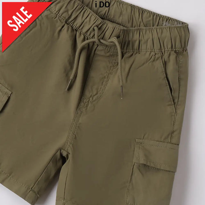 Bermuda i DO per bambino verde modello cargo dalla 12mesi alla 8anni Bermuda