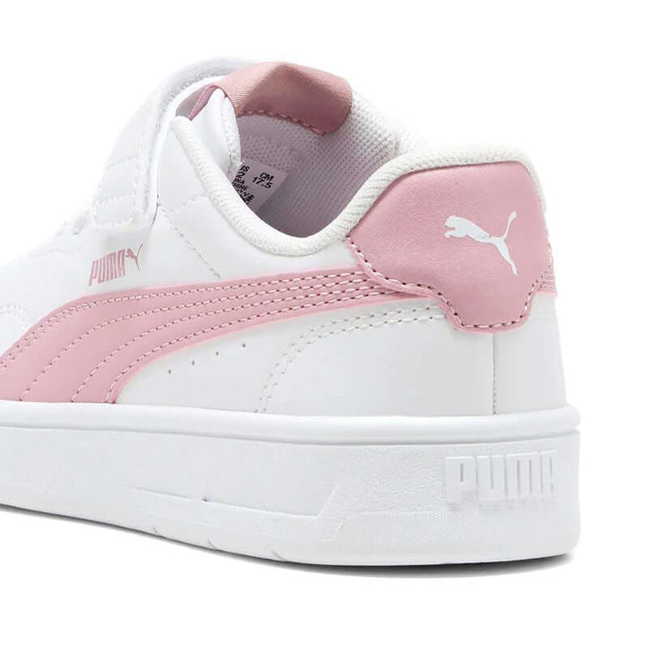 Zapatillas PUMA Court Lally blanco y rosa 28 - 35