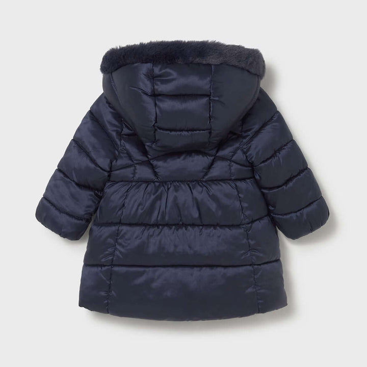 Mayoral long blue jacket 12 months - 4 years