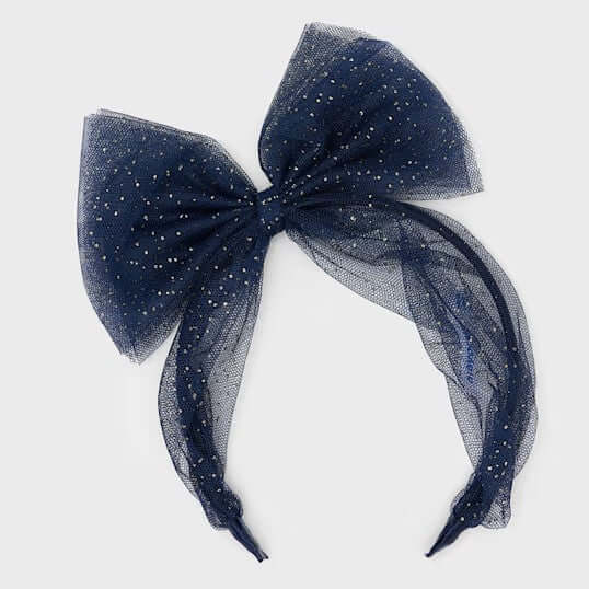 Faixa de cabelo com glitter azul MAYORAL 2 anos - 10 anos