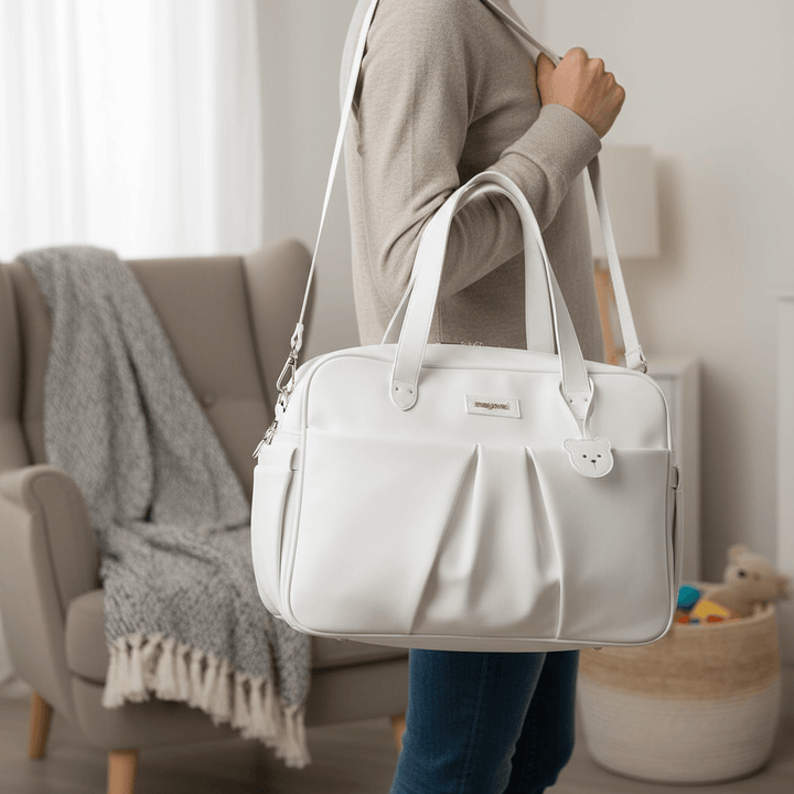 Borsa mamma MAYORAL bianca orsetto