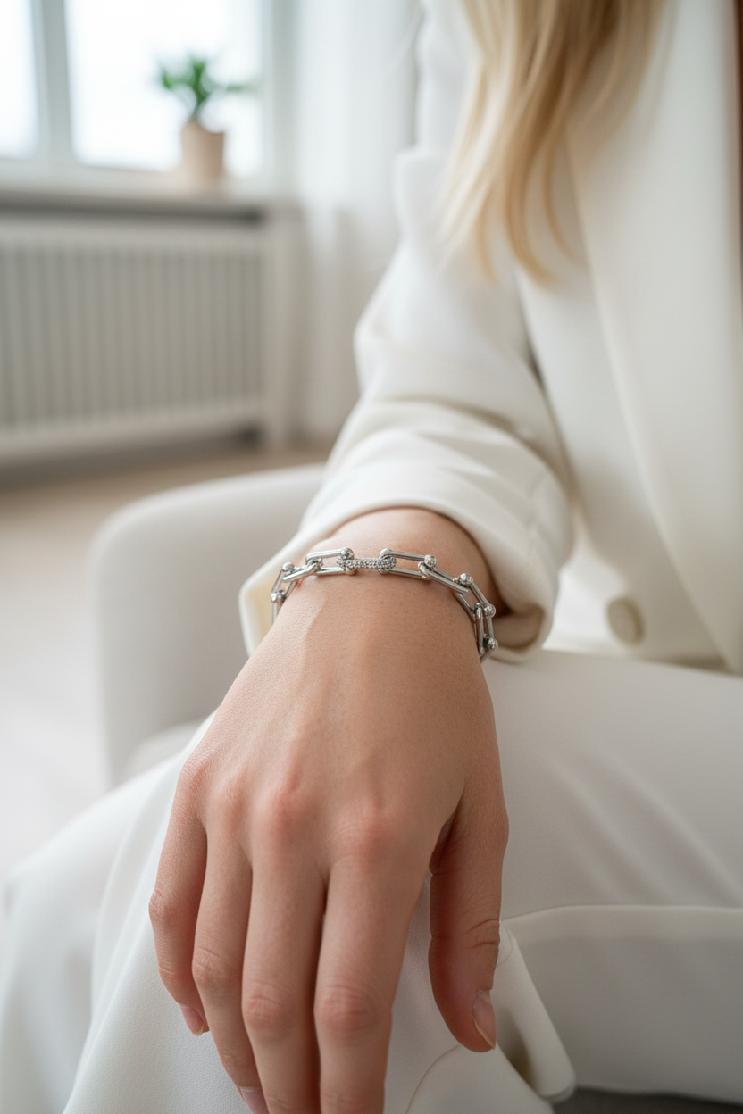 Bracciale indossato - versione realistica