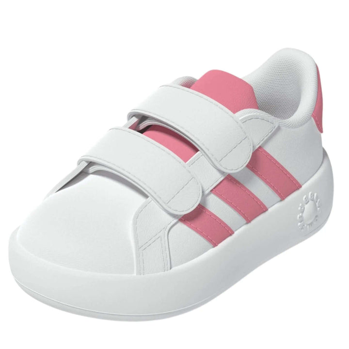 Zapatillas ADIDAS Bubble blanco y rosa 20 - 24
