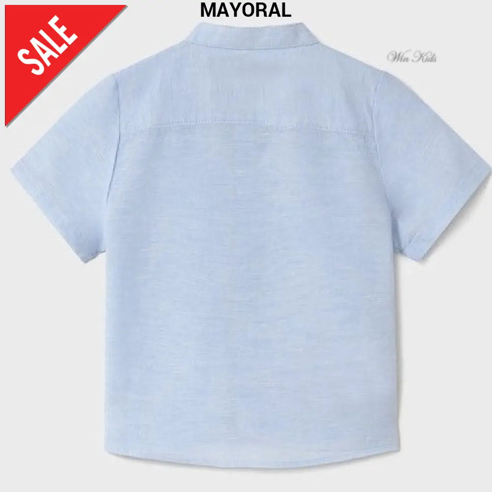 Camicia MAYORAL bambino azzurra da 6 mesi a 4 anni Camicie