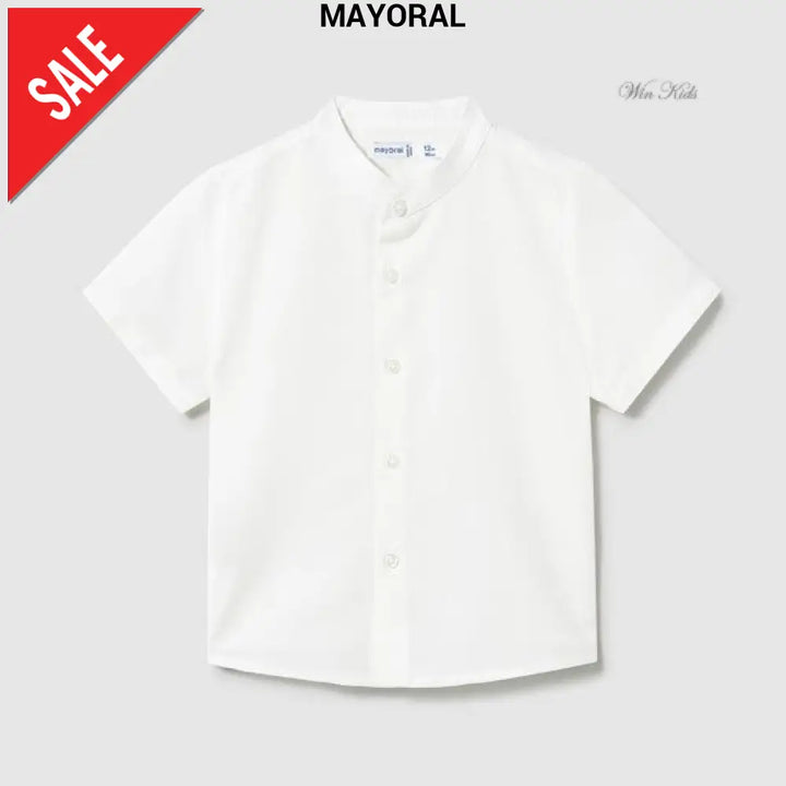 Camicia MAYORAL in cotone e lino modello coreana 6 mesi - 4 anni Camicie