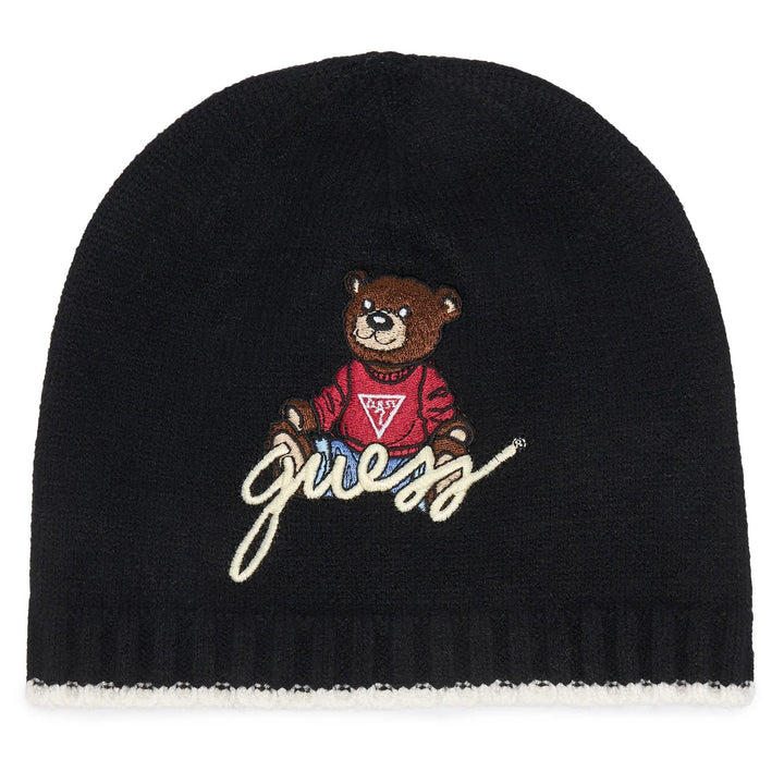 Chapéu GUESS preto com ursinho unissex
