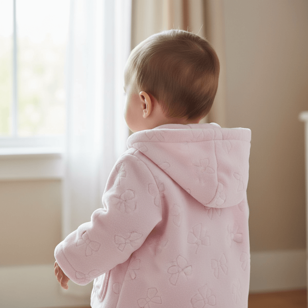 Cappottino rosa CHICCO con fiocchi per neonata
