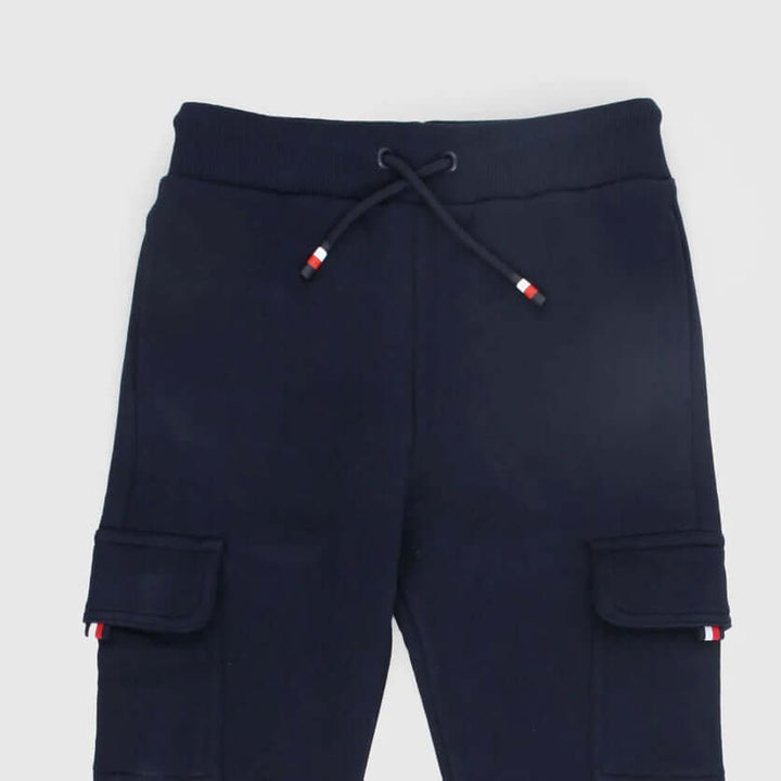 Pantalone TOMMY HILFIGER modello tasconato cargo con interno felpato 12 mesi - 4 anni
