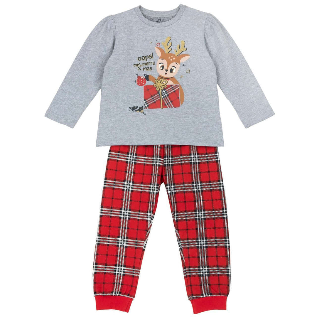 CHICCO Christmas fawn pajamas 12 months - 10 years