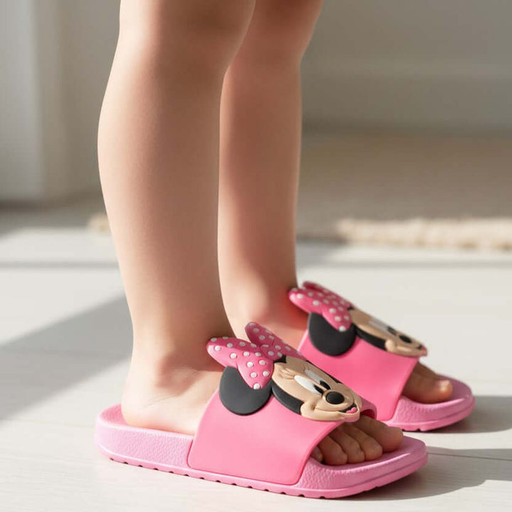 Ciabatta Disney Minnie in gomma rosa taglie 30-34