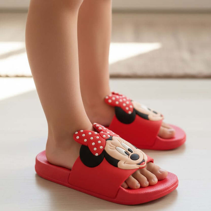 Ciabatta Disney Minnie in gomma rossa taglie 30-34