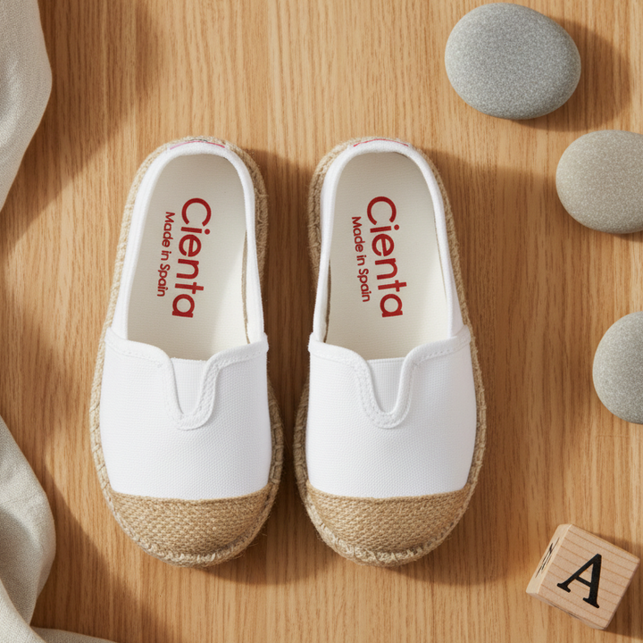 Cienta moccasin shoes with white rope 20 - 34