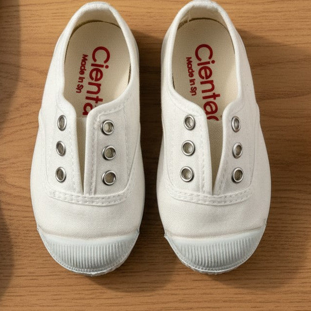 Shoes Cienta Slip on white rubber tip 21 - 39
