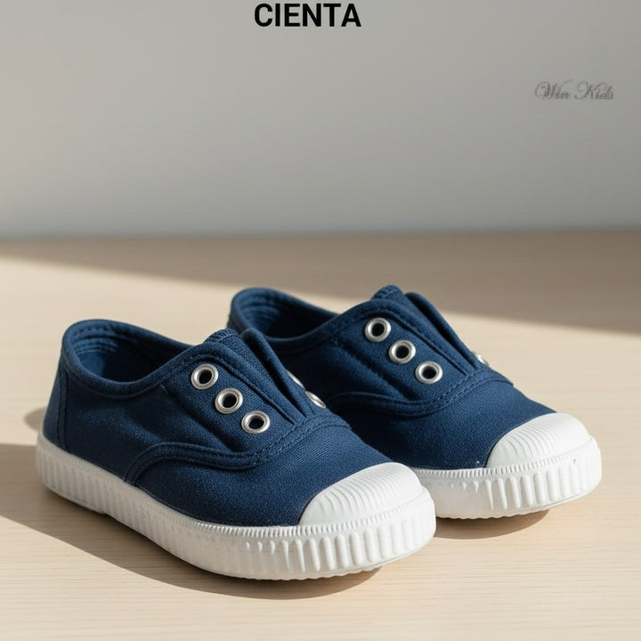 Shoes Cienta Slip on blue rubber tip 21 - 39