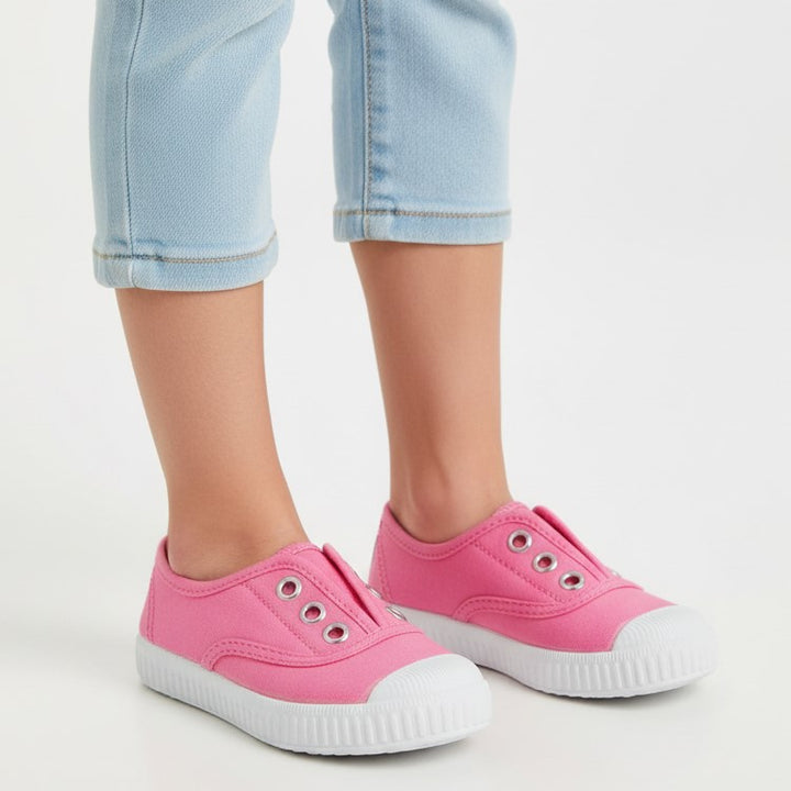 CIENTA slip on shoes rubber toe pink 21 - 39