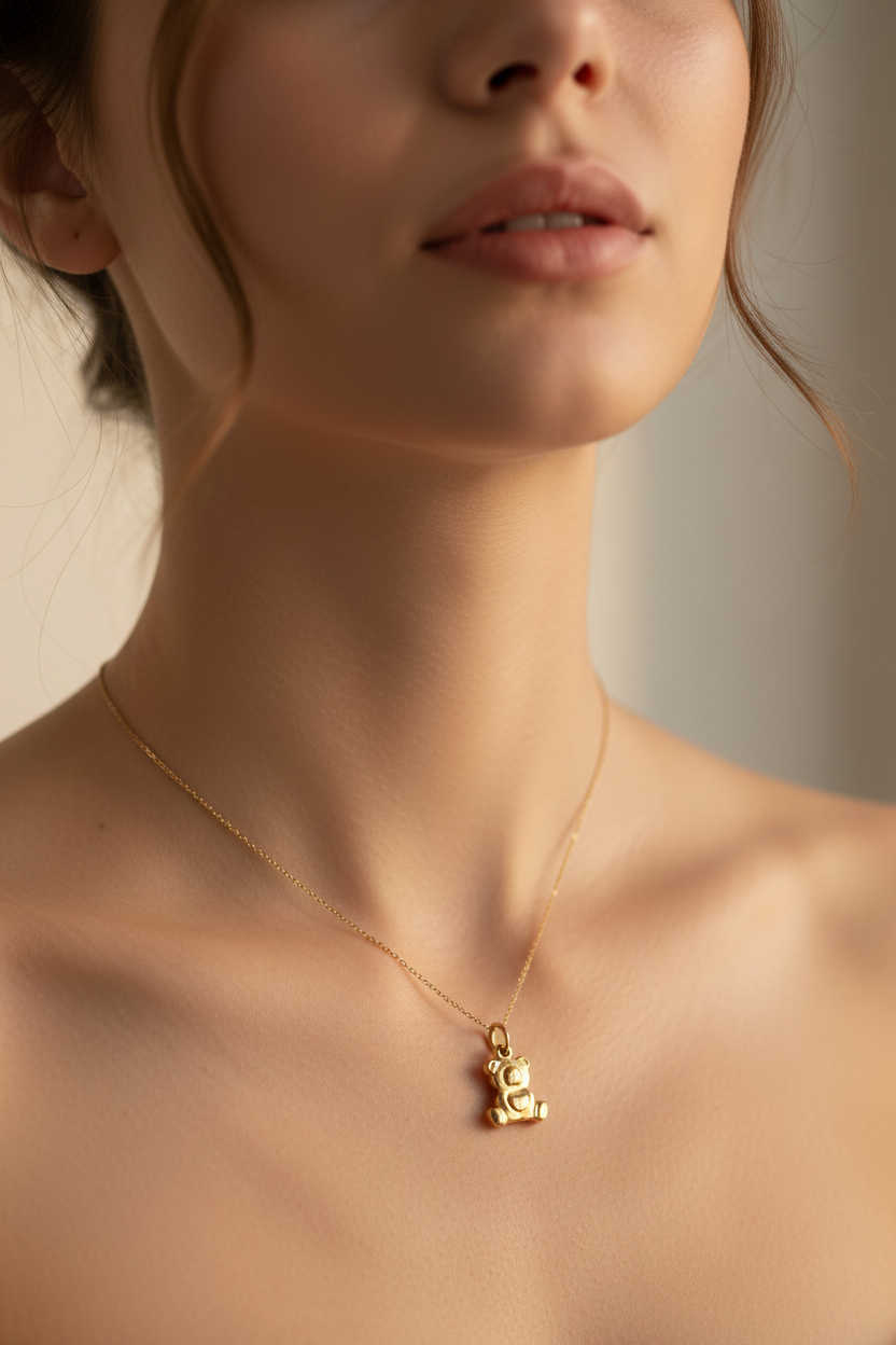Ciondolo Orsetto Teddy oro
