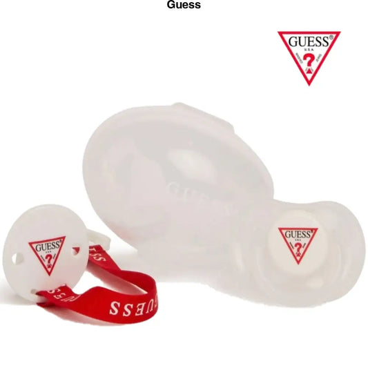 Ciuccio Custodia e BabyClips GUESS BIANCO-ROSSO / TAGLIA UNICA Ciucci