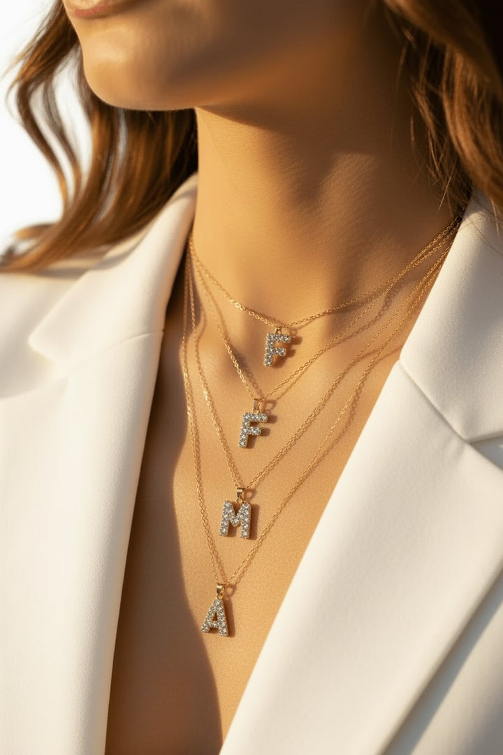 Collana Personalizzata oro scegli la tua lettera